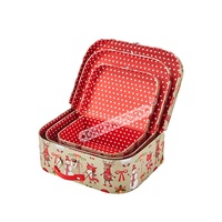 Boîte à jouets pour enfants en carton rigide à impression personnalisée avec poignée Emballage cadeau de Noël pour enfants Valise Boîte de naissance pour bébé