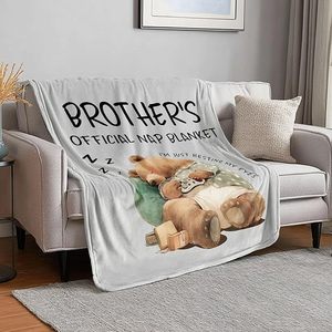 Sleeping Pet Bear Flannel <b>Blanket</b> Throw <b>Blanket</b> Nap <b>Blanket</b> Breathable Skin Friendly for Bed Sofa Couch Custom Print OEM ODM - Product Image 1