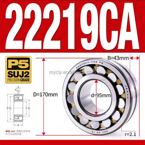 22219CA/C3W33 95x170x43mm 22219-E1-XL Rodamiento <span class=keywords><strong>de</strong></span> rodillos esféricos 22219 E 22219 <span class=keywords><strong>EJ</strong></span> W33 Rodamiento 22219 Cc - Product Image 2