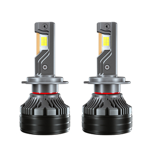 Ampoules de phares LED H4 super lumineuses 200W, triple tube en cuivre, éclairage automobile H1 H3 H4 H7 H11 HB3 HB4, phares LED - Product Image 1