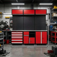 Gabinete de Herramientas Modular de Acero Moderno, Combinable y Personalizable en Color, Adecuado para Almacenar Herramientas en Talleres de Reparación y Garajes