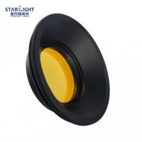 STARLIGHT Nouvelle lentille F-Theta ZnSe 10,6 µm filetage M85 haute précision pour marquage et découpe laser CO2