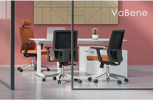 Yeni Modern ofis ev ergonomik yönetici ticari çok fonksiyonlu yüksek geri yönetici döner kumaş örgü döner ofis koltuğu - Product Image 4