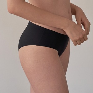 Traceless mince peau amicale peau sans couture femmes Nylon sous-vêtement antibactérien plié femme culotte élastique Bikini slips - Product Image 4