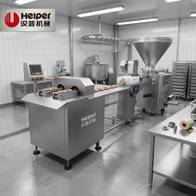 Automatic Sausage Making Machine Sausage Tying Machine Sausage Linker Cutter Binding Machine