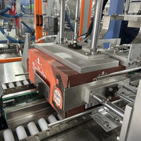 Machine automatique de formage et de scellage de cartons à colle thermofusible pour l'emballage de boîtes, machine de cartonnage pour l'emballage enveloppant