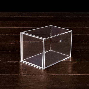 Rectangular Transparent <b>Display</b> <b>Box</b> Handheld Dustproof Food Grade Acrylic <b>Plastic</b> Gift Packaging <b>Box</b> - Product Image 3