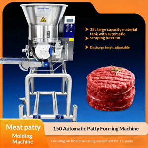 Máquina Automática para Hacer <span class=keywords><strong>Hamburguesas</strong></span> <span class=keywords><strong>de</strong></span> Pollo con Alta Productividad <span class=keywords><strong>de</strong></span> 35 Piezas/min para Restaurantes <span class=keywords><strong>de</strong></span> Comida Rápida - Product Image 6