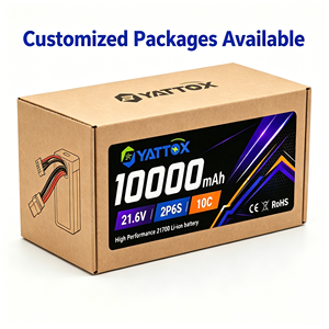 <span class=keywords><strong>Batterie</strong></span> <span class=keywords><strong>liquide</strong></span> haute performance Yattox 21700-10Ah FPV 21.6V 6S 10000mAh à charge rapide pour <span class=keywords><strong>voiture</strong></span> RC, avion, drone, quadricoptère - Product Image 4