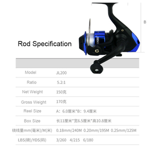 Combo de carrete portátil, nuevo producto, río, lago, corriente, poste de agua salada, caña de pescar telescópica de fibra de vidrio de mar barata - Product Image 3
