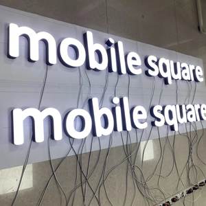 حروف LED مخصصة مضاءة من الأمام، حروف قناة LED، حروف ثلاثية الأبعاد من الفولاذ المقاوم للصدأ، لافتات LED مضاءة للاستخدام الخارجي للأعمال التجارية - Product Image 5