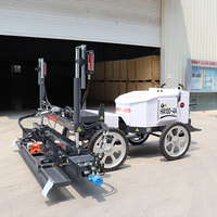 Robot de nivellement automatique Huaang pour mortier de ciment, guidé par laser, haute efficacité, machine à nivellement de sol à moteur