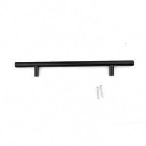 Black Stainless Steel T-<b>Bar</b> Handle <b>for</b> Kitchen Cupboard Furniture Cabinet Hardware <b>Pull</b> <b>for</b> Wardrobe Drawer Dresser in Bedroom - Product Image 3