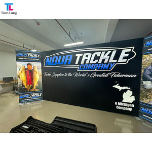 Installation facile d'un stand d'exposition portable 3x3 en tissu aluminium standard pour l'intérieur. - Product Image 6