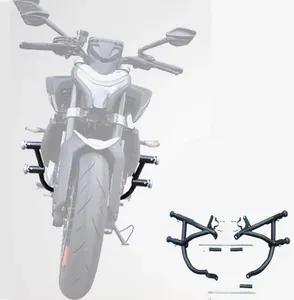 Barres de protection pour moto <span class=keywords><strong>CF</strong></span> <span class=keywords><strong>450SR</strong></span> & 450NK - Barres anti-chute épaisses pour la course, hauteur accrue, accessoire spécial pour tête de ressort - Product Image 1