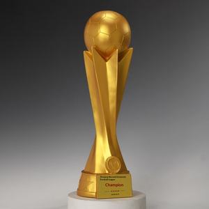Trophée <span class=keywords><strong>de</strong></span> match <span class=keywords><strong>de</strong></span> football créatif, globe en résine doré personnalisé, <span class=keywords><strong>coupe</strong></span> des champions sportifs, trophée <span class=keywords><strong>du</strong></span> joueur le plus précieux, transfert thermique - Product Image 5