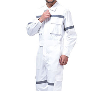 Comfortable Long Sleeve Construction Work Hi Vis Coverall and Safety Apparel Wear Men <strong>White</strong> Overalls <strong>Boiler</strong> <strong>Suit</strong> Women - Product Image 4