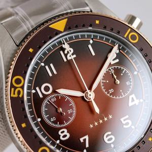 Reloj de Hombre Elegante y Lujoso a Prueba de Agua - Deportivo y Ejecutivo de Alta Calidad con Esfera Naranja y Negra - Product Image 4