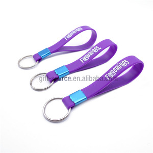 Personalized Customized logo Cheap <strong>Silicone</strong> <strong>Keychain</strong>/pvc <strong>Keychain</strong> <strong>Keyring</strong> Strap - Product Image 1