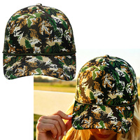 Gorra Trucker de Camuflaje con 5 Paneles, Corona Alta, Malla Trasera, para Caza, con Cuerda Frontal y Logotipo Bordado Personalizado