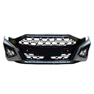 New PNB High Quality RS3 Type Front Bumper Grille for Audi A3 8Y 2021-2024 Upgrade Kit Park Assist <b>Sensor</b> Cutouts Easy Install - Product Image 1