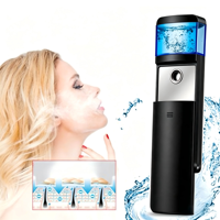 Vaporizador Facial Nano Iónico de Limpieza Profunda e Hidratación, Vaporizador de Agua para Poros de la Piel, Vaporizador Facial Nano Automático, Vaporizador Facial Nano a Batería para el Hogar
