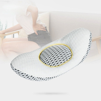Coussin de chaise, à maille d'air 3D ajustable à hauteur réglable, pour le soulagement des douleurs du dos et des vertèbres sciatique, support, oreiller, nouveau