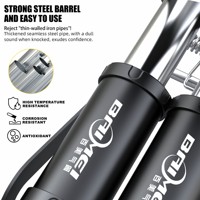 Pompe à pied double cylindre BAIMEI haute pression avec manomètre pour pneus de vélo, ballons et jouets – OEM disponible