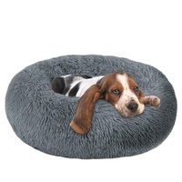 Lit pour chien Donut de luxe lavable de toutes tailles Lit pour chien Cartoon doux et confortable pour chiot