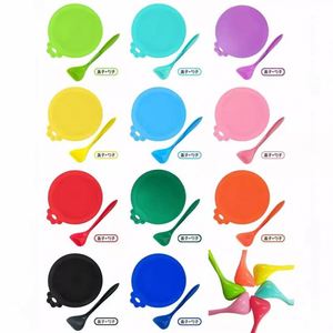 Custom Logo Print Pet Can Lid with Spoon - Product Image 2