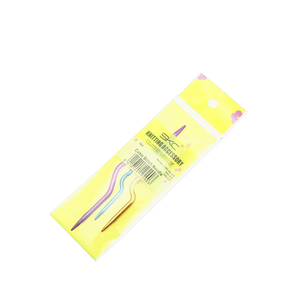 Outils de tricot aiguille incurvée en acier inoxydable torsadée 3 pièces crochet crochet <span class=keywords><strong>aiguilles</strong></span> <span class=keywords><strong>à</strong></span> tricoter - Product Image 4