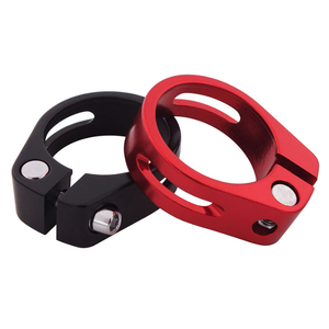 Serrure de tige de selle de vélo en alliage d'aluminium à dégagement rapide serrure de tige de selle de selle de vélo 31.8mm 34.9mm accessoires de cyclisme - Product Image 3