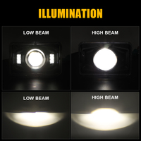 Feux avant de camion LED Flyming 4x6 pouces 6000K 12V IP67 avec projecteur à faisceau haut/bas pour Kenworth & Peterbilt 379 (approuvé DOT)