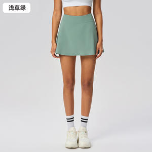 ชุดเดรสเทนนิสแบบปรับแต่งได้พร้อมกางเกงขาสั้นมีจีบชุดกีฬาโพลีเอสเตอร์ระบายอากาศมีกระเป๋าสำหรับออกกำลังกายและวิ่ง - Product Image 1