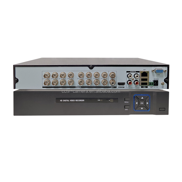16CH 5mp Video Input 16 Ch Coaxial Audio Input Hybrid AI XVR CCTV 16 Channel H265 Digital Video Recorder DVR