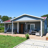 Maison préfabriquée modulaire, villas en acier léger personnalisées, mini-maison, villa de luxe préfabriquée