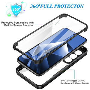 360 Độ Đầy Đủ Bìa Trường Hợp Điện Thoại Trường Hợp Đối Với <span class=keywords><strong>Infinix</strong></span> Hot 60 Pro/Hot 60 Pro Cộng Với/60/60i Rõ Ràng TPU + Acrylic + Pet Phía Trước Bảo Vệ Màn Hình - Product Image 3