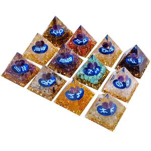 Orgone Pirámide Zodiaco Sagitario Cristal Curativo <span class=keywords><strong>Piedra</strong></span> Amatista Esfera <span class=keywords><strong>para</strong></span> Energía Positiva Chakra Reiki Protección - Product Image 5