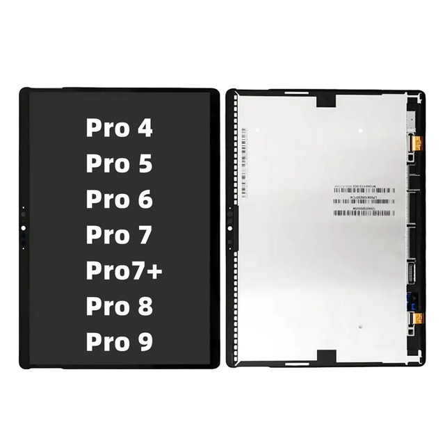 100% Test Digitizer Touch Screen LCD Display for Surface Pro 3 4 5 6 7 X 8 9 10 Plus Assembly 1631 1724 1796 1807 1866 1983 2038