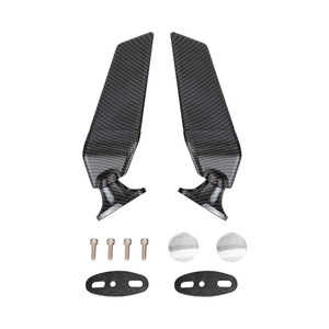 Spoiler de rétroviseur de moto en fibre de carbone, pour Kawasaki Yamaha Air Blade, rétroviseur amélioré, plat, sans distorsion - Product Image 1