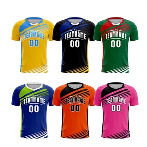 Conjunto de Uniforme de Fútbol Personalizado Impermeable, 100% Poliéster, Impresión Digital, Secado Rápido, Logotipo Personalizado, Uniforme para Equipo Universitario, Servicio OEM - Product Image 1