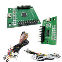 XINMOTEK Contrôleur de bouton de manette de jeu d'arcade USB zéro retard Compatible avec PC Raspberry Pi Android pour poussoir de pièces