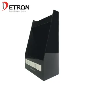 Factory Supplier Customized Professional Greeting Cards Display Stand Acrylic Rotating Greeting Card Holder