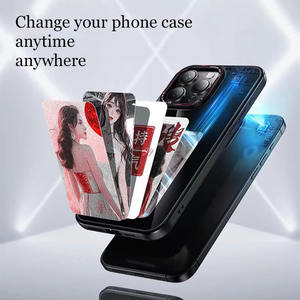 Écran d'encre de luxe NFC smart E housse de téléphone portable plus colorée <span class=keywords><strong>avec</strong></span> support pour <span class=keywords><strong>iphone</strong></span> <span class=keywords><strong>13</strong></span> 14 15 <span class=keywords><strong>Pro</strong></span> <span class=keywords><strong>max</strong></span> étuis de bricolage - Product Image 6