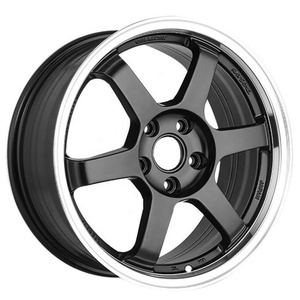 ล้อแม็กซ์ Flrocky <span class=keywords><strong>15</strong></span> 16 17 18 รุ่น <span class=keywords><strong>Te37</strong></span> ขนาด 4X100 5X100 5X114.3 สำหรับรถยนต์ Quella - Product Image 2