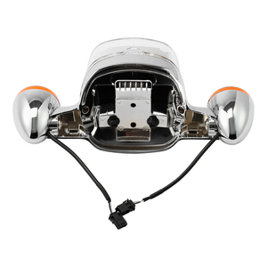 Feux arrière LED TCMT, clignotants de freinage, compatibles avec <span class=keywords><strong>Harley</strong></span> Low Rider S FXLRS 2020-2024 FXLR 2018-2020, feu arrière chromé - Product Image 5