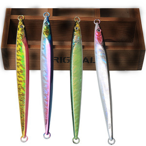 Señuelo de jigging de 210g para pesca de macarela en aguas profundas, jigging lento, lanzamiento rápido, lanzamiento largo, brilla en la oscuridad. - Product Image 1