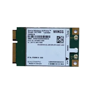 بطاقة MC7455 DW5818 WVKCG LTE 4G بطاقة صغيرة بسي-e 4G وحدة Cat6 لأجهزة لاب توب ديل بطاقة ووان