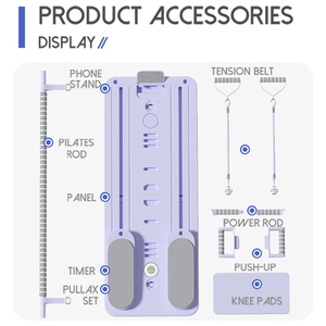 Nhà Thương mại có thể gập lại nâng cấp <span class=keywords><strong>Pilates</strong></span> Hội Đồng Quản trị đa chức năng Cải Cách bụng lõi huấn luyện viên tập thể dục - Product Image 3