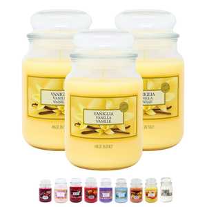 Bougie parfumée Vaniglia Jar Candles 510g, lot de 3, fabriquée en Italie - Product Image 1